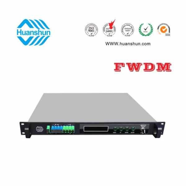 大功率光纤放大器（带WDM 4路输出1U机箱)